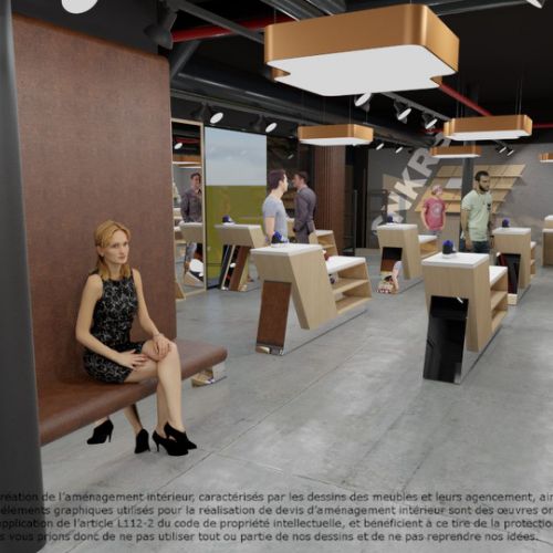 Conception de boutique et Agencement de magasin et travaux à Paris