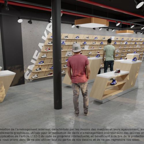 Conception de boutique et Agencement de magasin et travaux à Paris