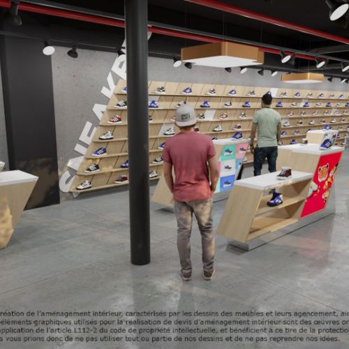 Conception de boutique et Agencement de magasin et travaux à Paris